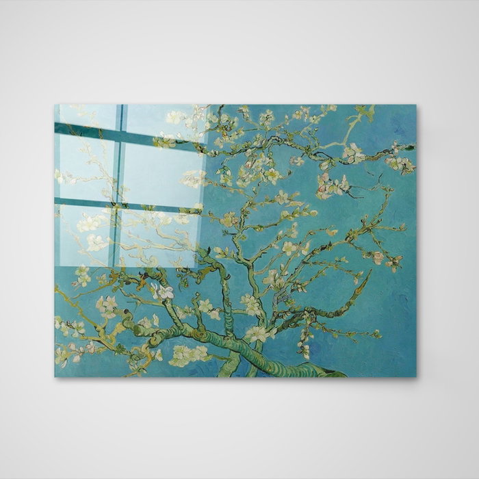 Wallity Cuadro decorativo de vidrio templado Multicolor 70 x 100 cm